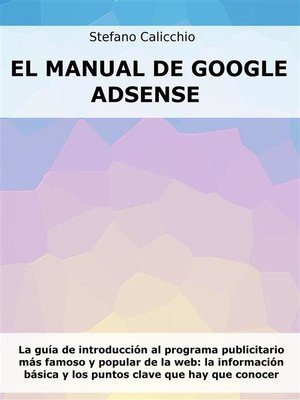 cover image of El manual de Google Adsense